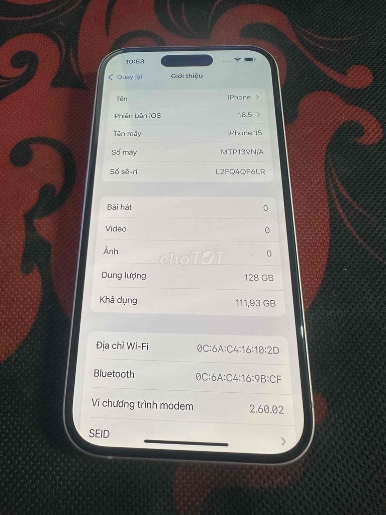 Apple iPhone 15 128GB Hồng. Mua bán Điện thoại tại Quận Cẩm Lệ Đà Nẵng được đăng bởi Nguyễn Hào hình 1
