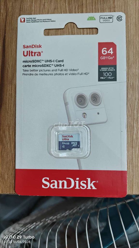 Thẻ nhớ SanDisk Ultra microSDXC 64GB. Mua bán Phụ kiện (Màn hình, Chuột...) tại Huyện Bình Giang Hải Dương được đăng bởi Vũ Thuần hình 1