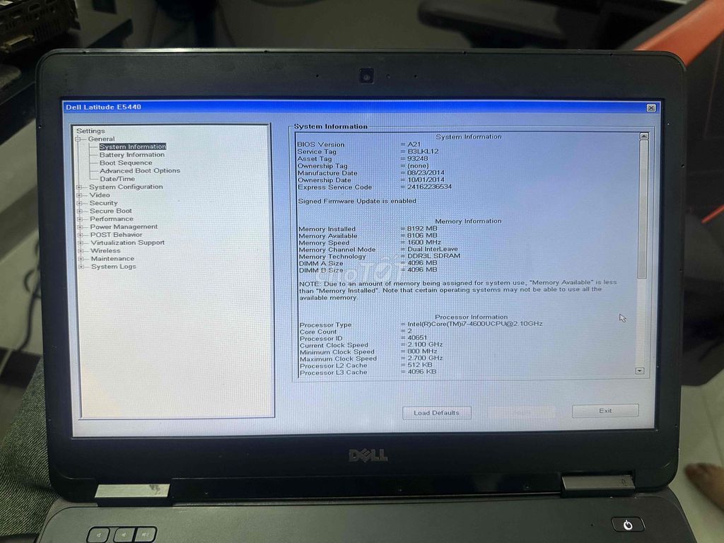 Dell Vostr***0U 14 inch 8GB/256GB SSD. Mua bán Laptop tại Quận Hà Đông Hà Nội được đăng bởi Hải Nam hình 1