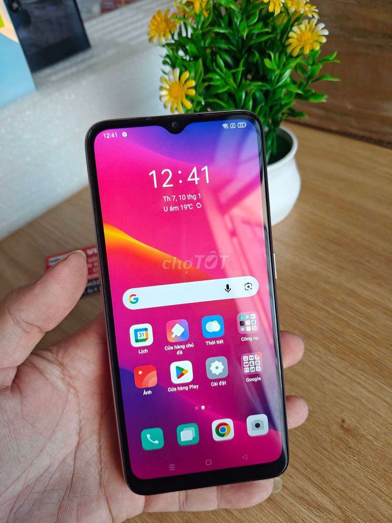 ĐIỆN THOẠI OPPO A9 8GB/256GB Trắng(BAO SHIP COD). Mua bán Điện thoại tại Huyện Tân Châu Tây Ninh được đăng bởi Nguyễn Văn Vui hình 1