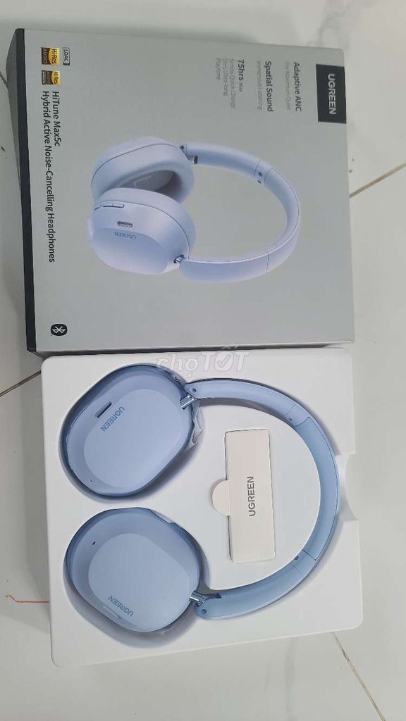 Tai nghe Ugreen Hitune Max5c Xanh nhạt. Mua bán Tivi, Âm thanh tại Quận Bình Thuỷ Cần Thơ được đăng bởi Khánh An hình 1