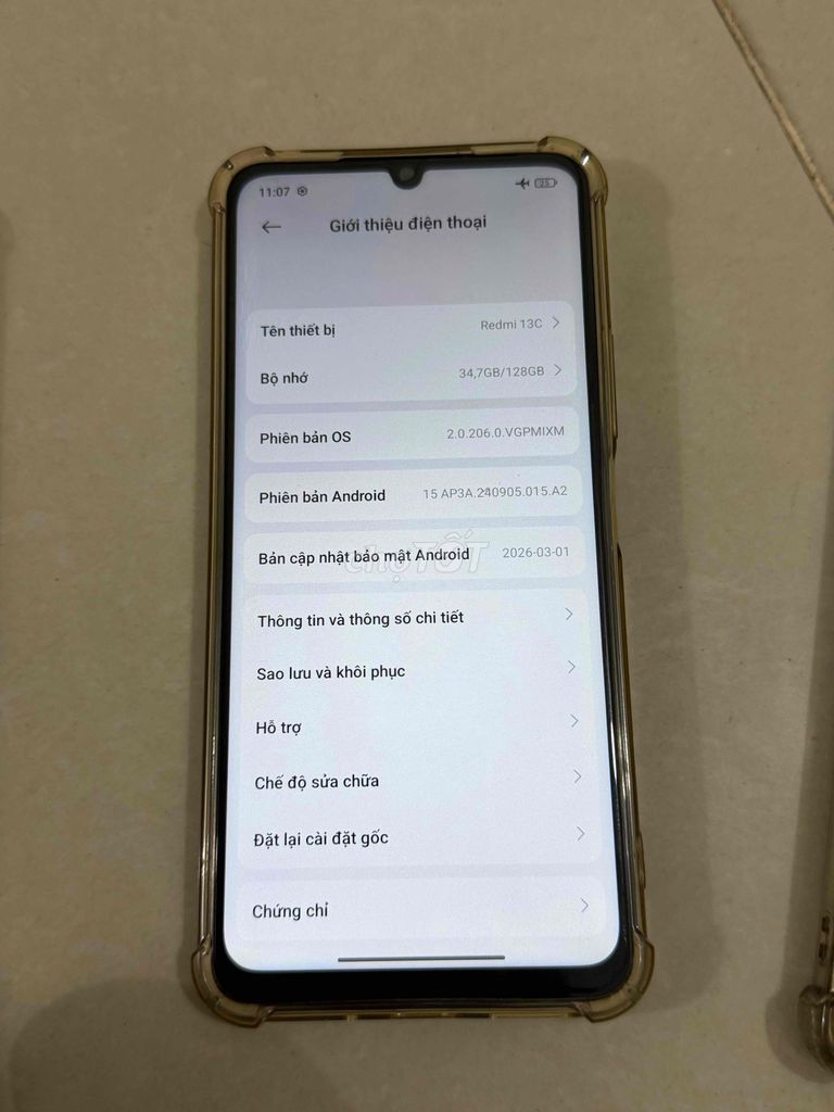 Xiaomi Redmi 13C 128GB Đen Like New. Mua bán Điện thoại tại Thành phố Thuận An Bình Dương được đăng bởi nguyễn tấn sang hình 1
