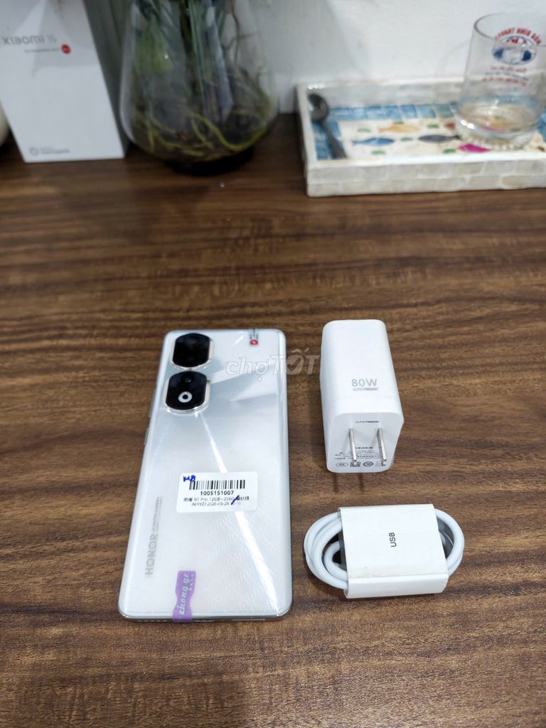 Honor 90 Pro 5G 12/256 Trắng sạc 80w có ship COD. Mua bán Điện thoại tại Quận Hoàng Mai Hà Nội được đăng bởi Trần Ngọc Hiếu hình 1