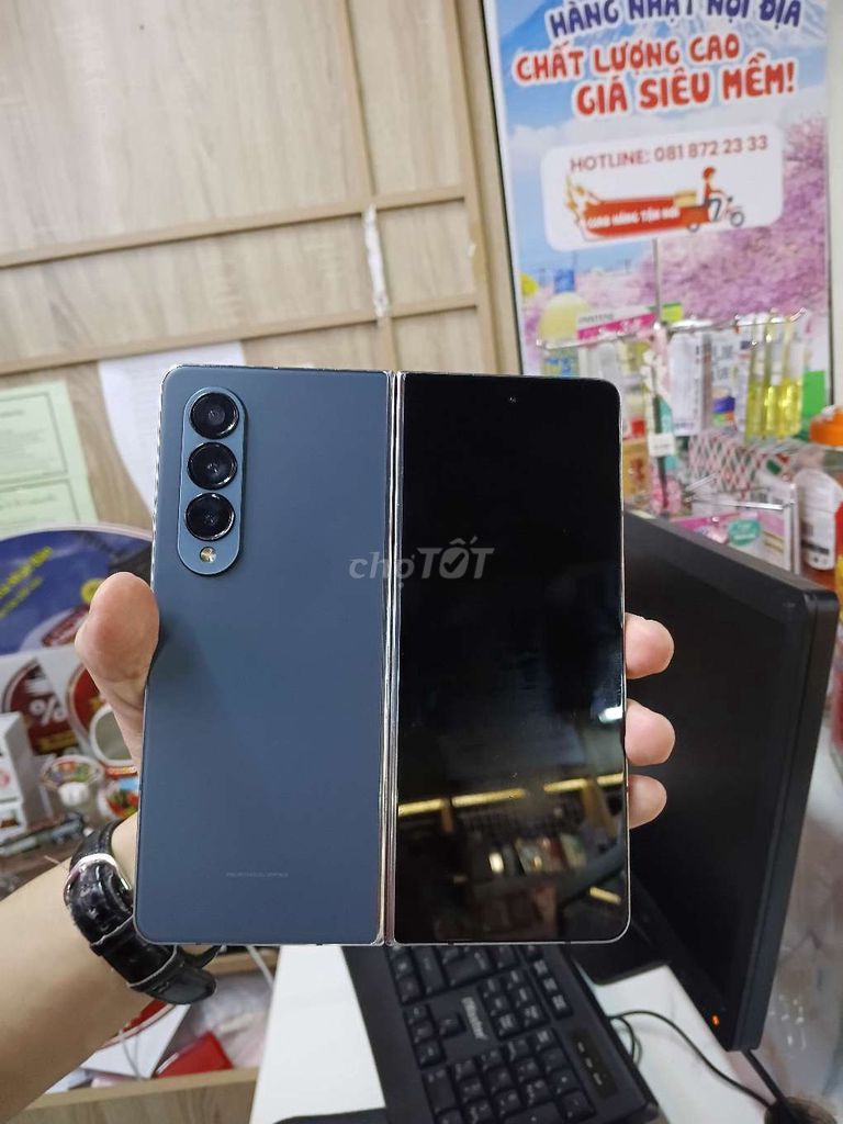 Samsung Galaxy Z Fold 4 256GB Xanh. Mua bán Điện thoại tại Thành phố Thủ Đức Tp Hồ Chí Minh được đăng bởi Công Chính hình 1