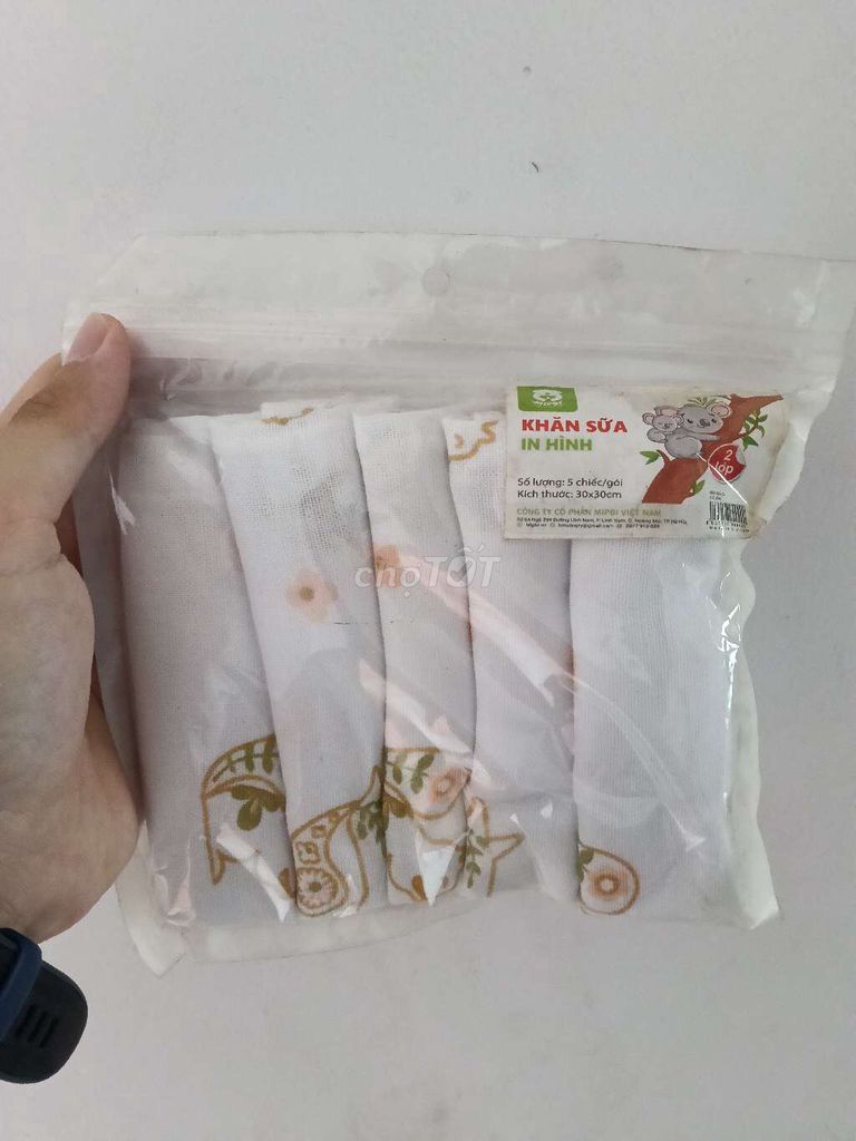 Thanh lý Khăn sữa 30x30cm. Mua bán Mẹ và bé tại Quận 11 Tp Hồ Chí Minh được đăng bởi AHUIS hình 1