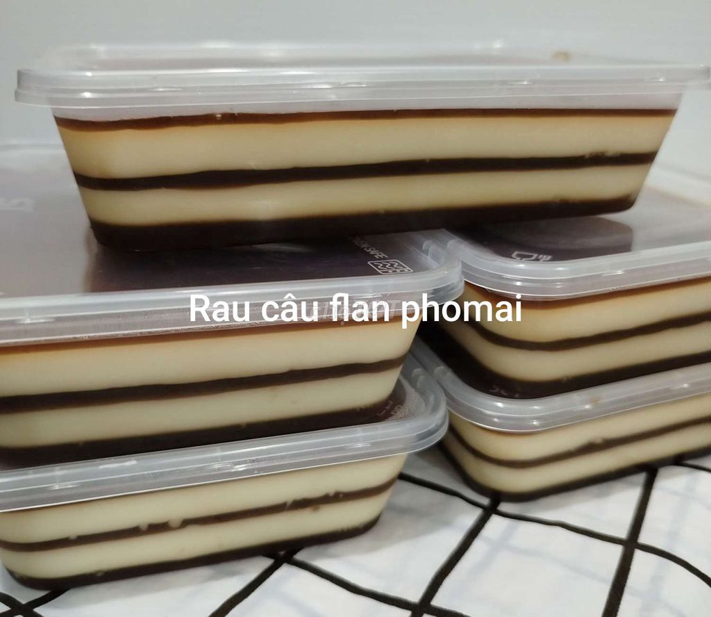 Bánh plan rau câu cà-phê phomai