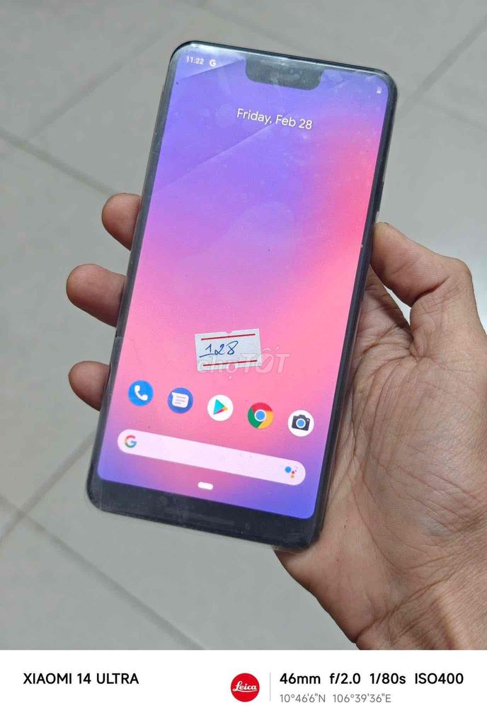 Google Pixel 3XL Bản Quốc Tế 128G Zin Đẹp