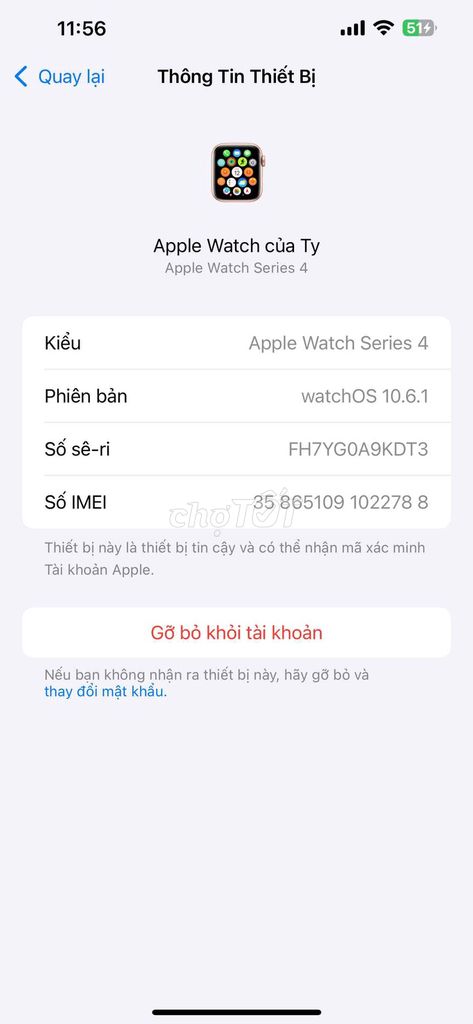 Apple Watch Series 4 Nhôm Cả nam và nữ. Mua bán Thiết bị đeo thông minh tại Quận 7 Tp Hồ Chí Minh được đăng bởi Ty hình 1