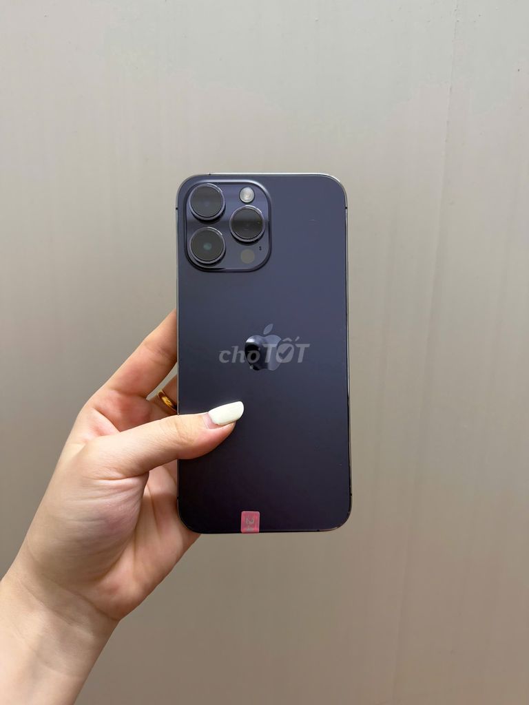 iPhone 14 Pro Max 128GB SIM VL màu tím zin đẹp. Mua bán Điện thoại tại Quận Cầu Giấy Hà Nội được đăng bởi Henry Shop hình 1