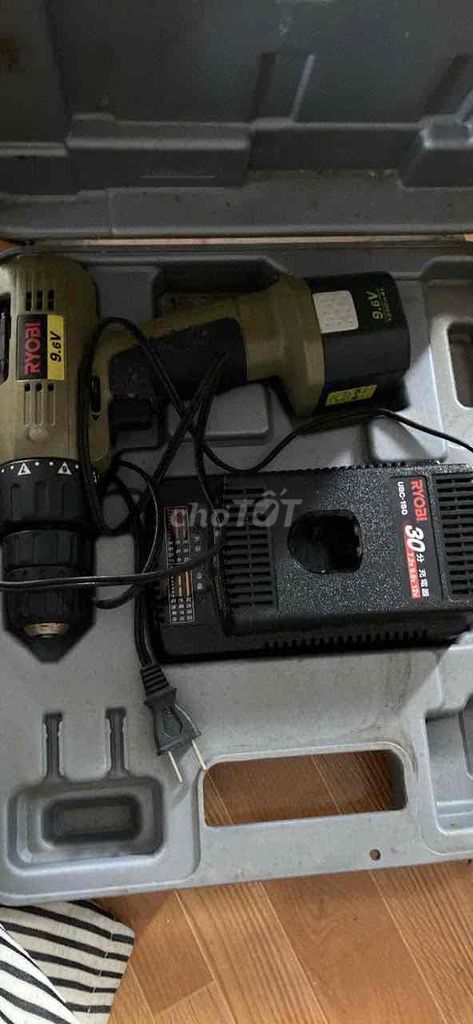 Máy khoan pin Ryobi 9.6V Xanh rêu. Mua bán Đồ chuyên dụng, Giống nuôi trồng tại Quận Hồng Bàng Hải Phòng được đăng bởi Cong hình 1