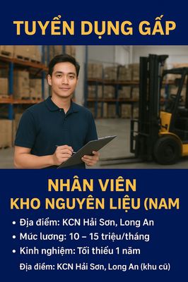 Nhân Viên Kho Nguyên Liệu