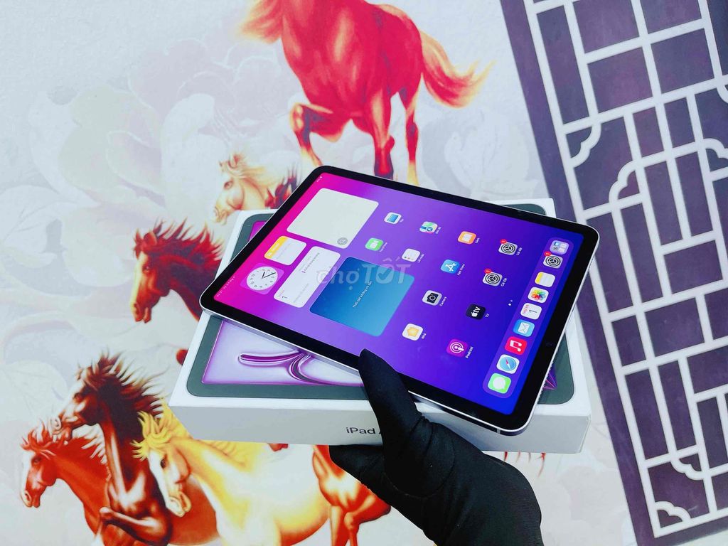 iPad Air6 M2 128G 5G + Wifi Tím VN fullbox pin 9x. Mua bán Máy tính bảng tại Quận Hải Châu Đà Nẵng được đăng bởi TUẤN LUXURY MOBILE ĐÀ NẴNG hình 1