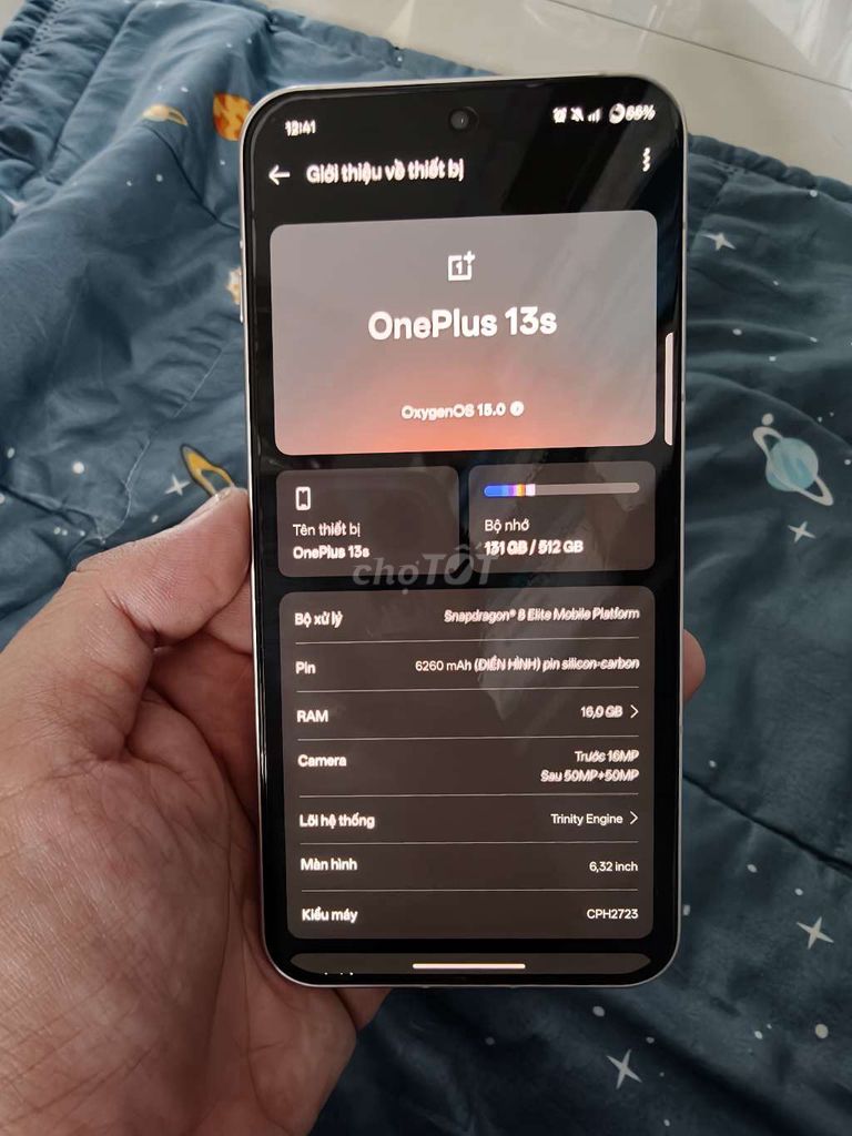 OnePlus 13T màu Hồng bản 16GB/512Gb. Mua bán Điện thoại tại Thành phố Thủ Đức Tp Hồ Chí Minh được đăng bởi Đào Hồng Quân hình 1