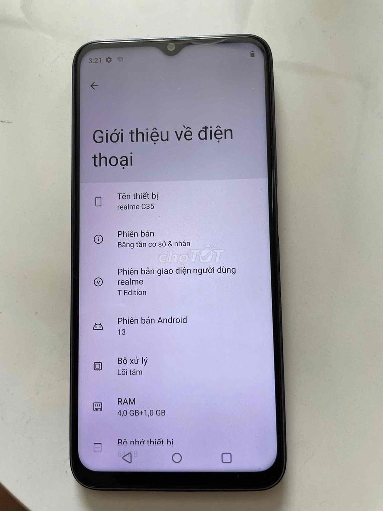 Realme C35 64GB Đen. Mua bán Điện thoại tại Quận Bình Thạnh Tp Hồ Chí Minh được đăng bởi Cầm Đồ Đại Tín hình 1
