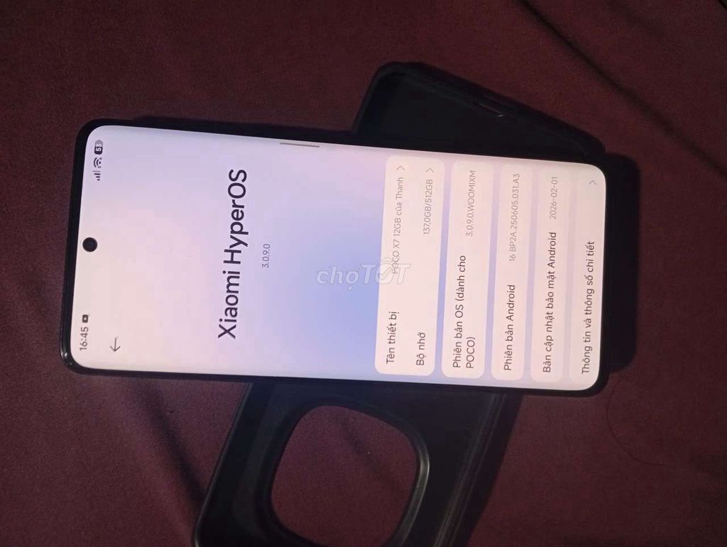 POCO X7 512GB Đen vàng. Mua bán Điện thoại tại Thành phố Thuận An Bình Dương được đăng bởi Tachi Thanh hình 1