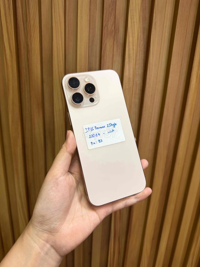 iPhone 16 Pro Max 256GB quốc tế pin 93. Mua bán Điện thoại tại Quận 10 Tp Hồ Chí Minh được đăng bởi Đăng Sơn Store hình 1