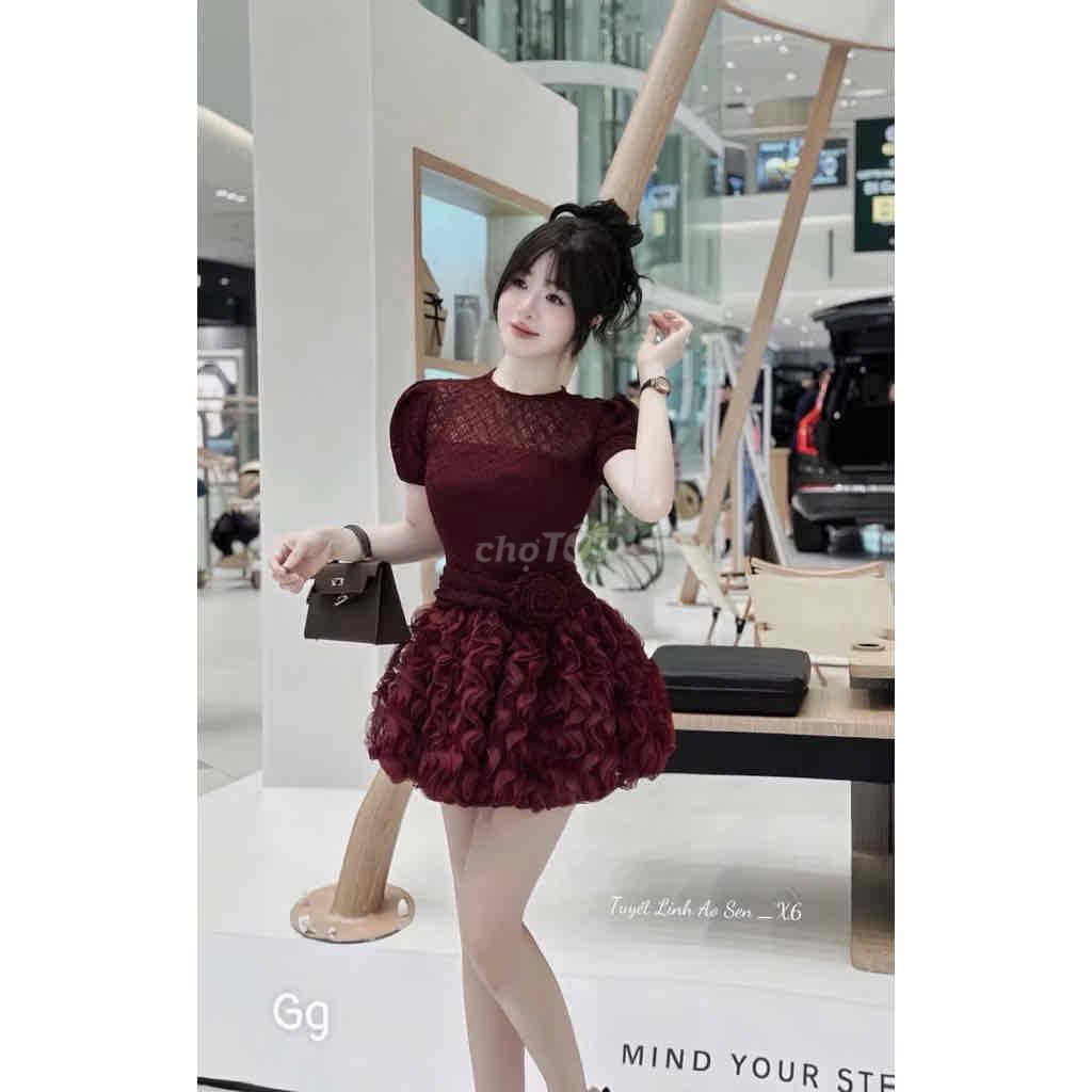 Váy Ren Phối Voan Sóng Sang Chảnh Có Quần Trong. Mua bán Quần áo tại Huyện Bình Chánh Tp Hồ Chí Minh được đăng bởi Quyên hình 1