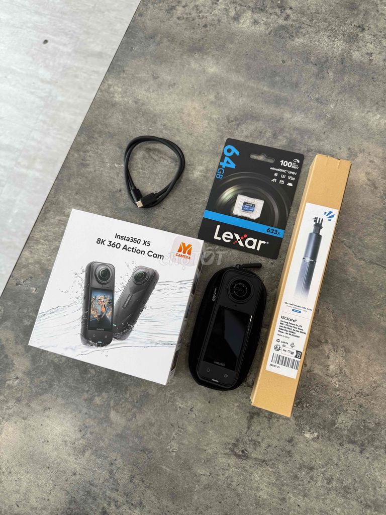 Insta360 x5 Like New. Mua bán Máy ảnh, Máy quay tại Huyện Gia Lâm Hà Nội được đăng bởi Vũ Văn Thượng hình 1