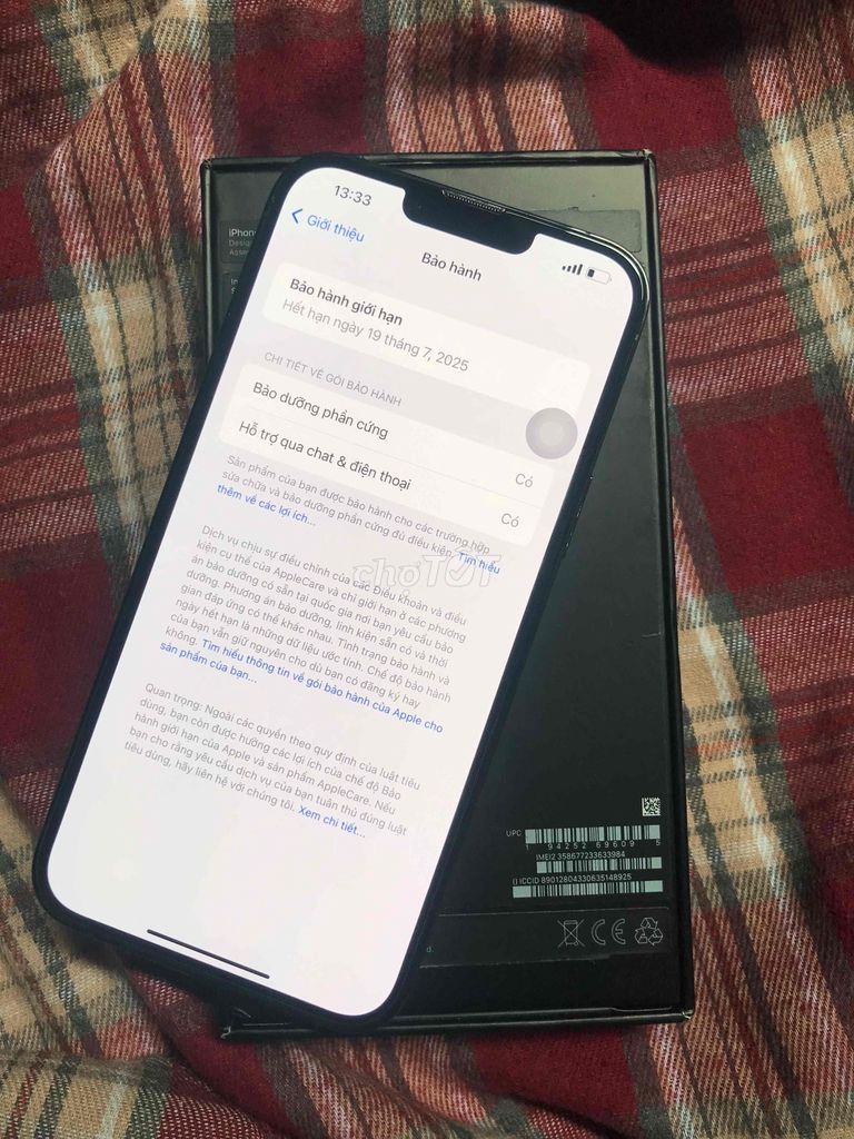 Iphone 13 pro max 1TB mới gửi về xạc vài lần
