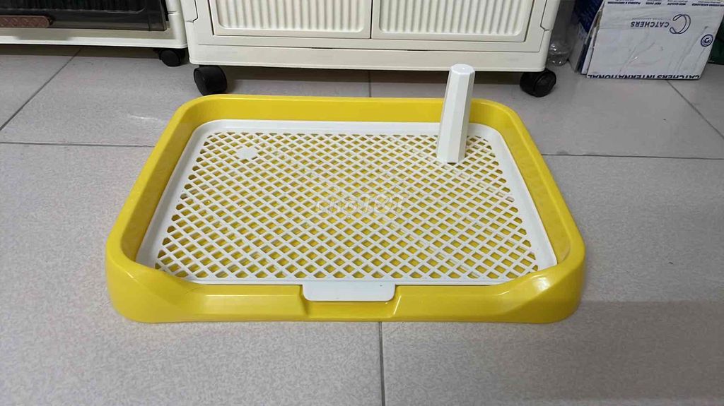 khay vệ sinh cho chó. Mua bán Phụ kiện, Thức ăn, Dịch vụ tại Quận Ba Đình Hà Nội được đăng bởi 8D WATCH hình 1