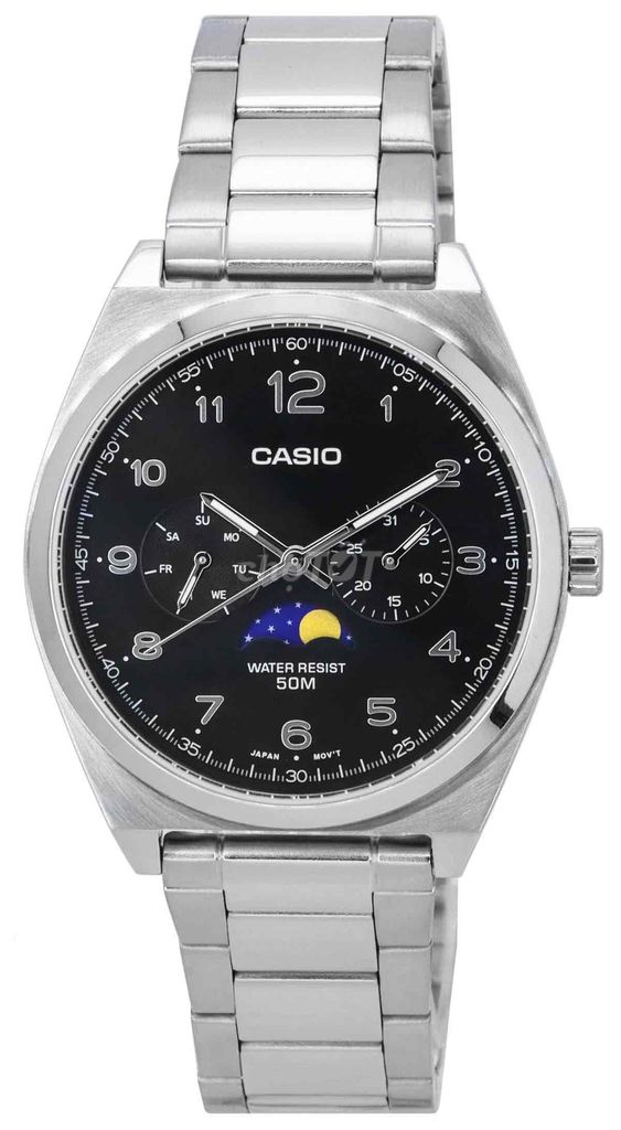 Đồng Hồ Casio Moonphase Cao Cấp – Chống Nước 5ATM,