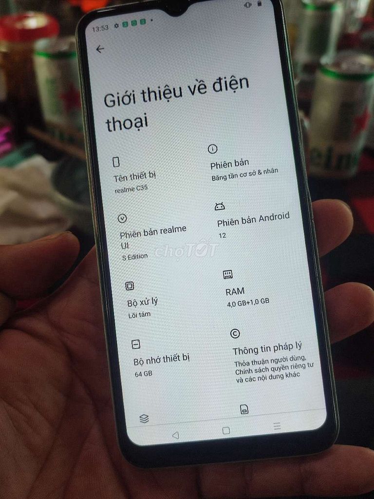 Realme C35 64GB..... Mua bán Điện thoại tại Quận 12 Tp Hồ Chí Minh được đăng bởi Kết Bạn dép lào gửi định vị  hình 1