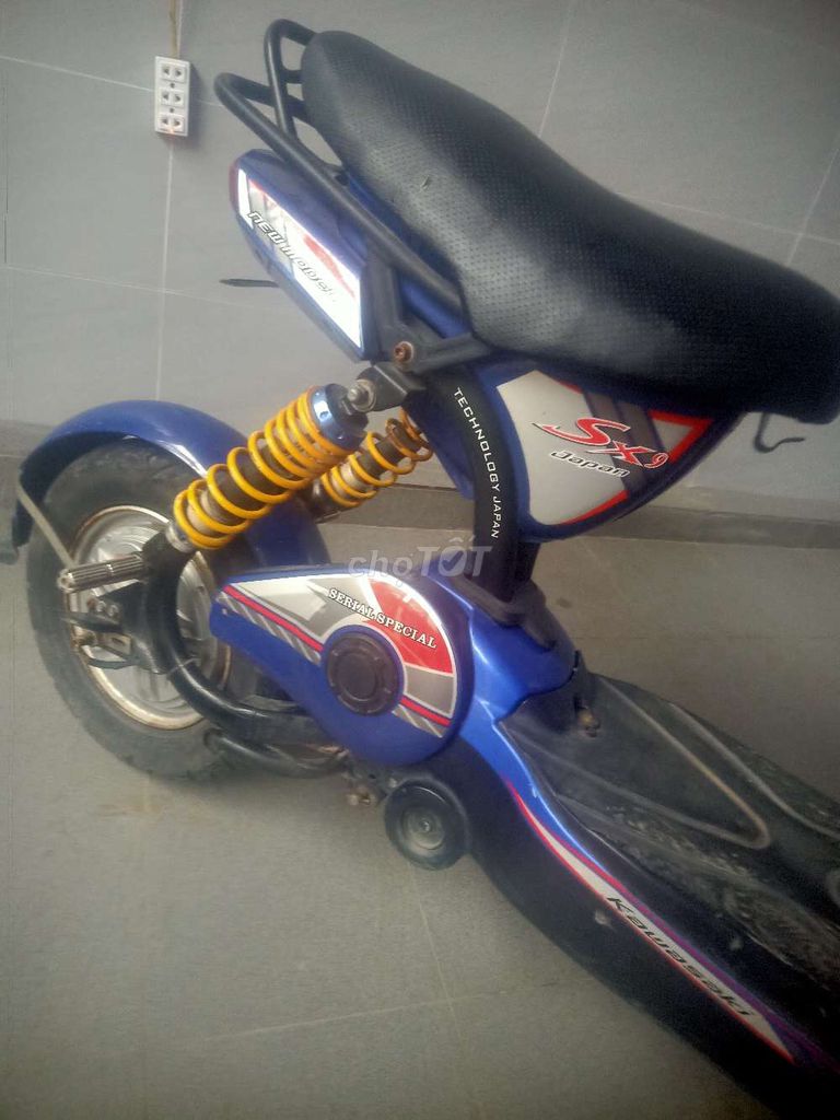 Xe đạp điện Kawasaki màu Xanh dương. Mua bán Xe điện tại Thành phố Biên Hòa Đồng Nai được đăng bởi   thảo nguyên  hình 3