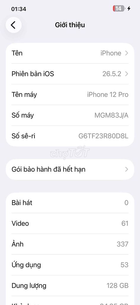 12 Pro 128GB 89% gl sang Oppo find X6/X6 pro. Mua bán Điện thoại tại Huyện Chi Lăng Lạng Sơn được đăng bởi Nhân hình 1