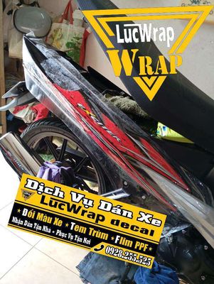 Dán xe đẹp giá rẻ tận nhà.. Dịch vụ tại Quận Bình Thạnh Tp Hồ Chí Minh được đăng bởi Lộc Wrap