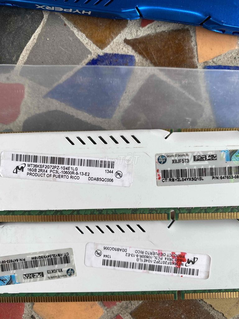 4 cây DDR3 ECC 16gb