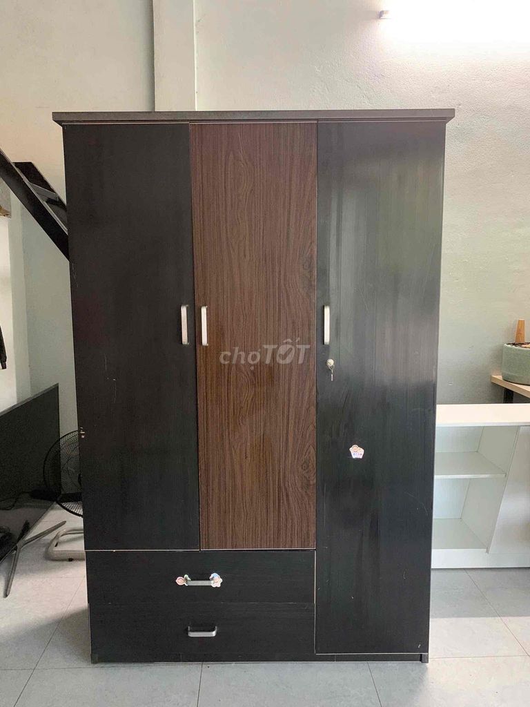 thanh lí tủ nhựa chinhheui 3 cánh