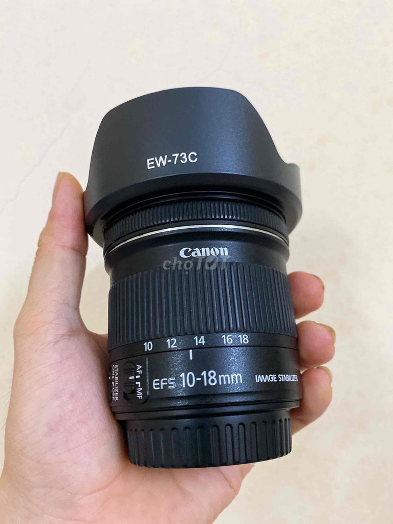 lens Canon 10-18is stm đẹp keng