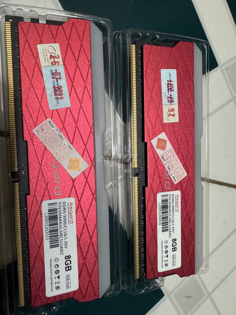 RAM Asgard DDR4 8GB Đỏ. Mua bán Linh kiện (RAM, Card...) tại Quận Ngô Quyền Hải Phòng được đăng bởi NGUYỄN CƯỜNG hình 1