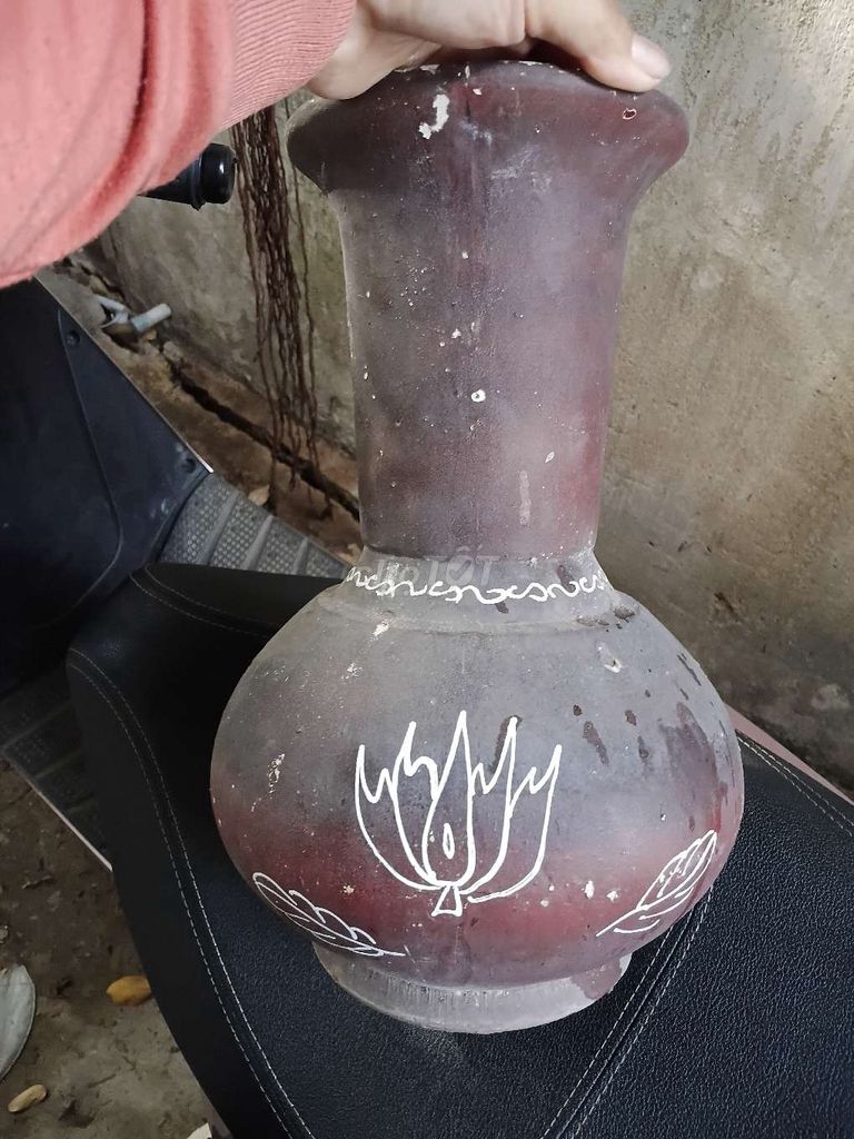 Bình hoa gốm Nâu đỏ trang nhã. Mua bán Cây cảnh, đồ trang trí tại Quận 7 Tp Hồ Chí Minh được đăng bởi Loan Phương hình 1