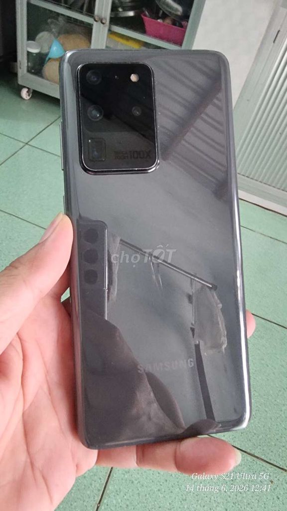 Samsung S20 Ultra 5G 12GB/256GB Xám. Mua bán Điện thoại tại Huyện Bình Đại Bến Tre được đăng bởi KuKan hình 1