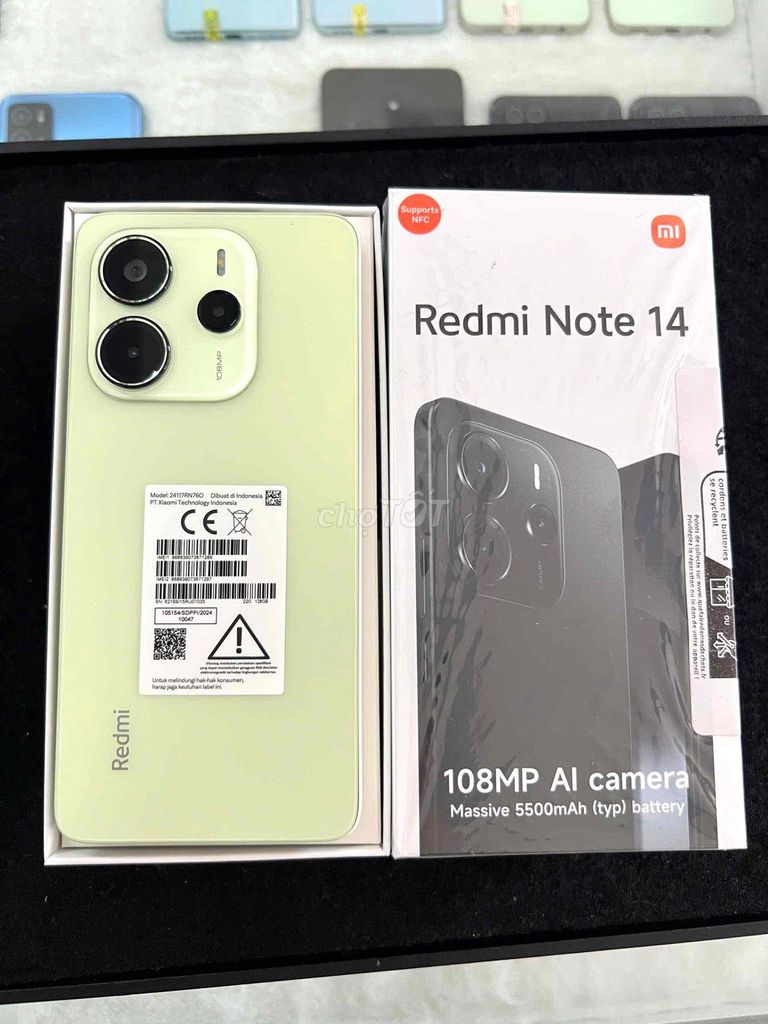 Cần bán Xiaomi Redmi Note 14 Ram 8/128G zin full. Mua bán Điện thoại tại Thành phố Qui Nhơn Bình Định được đăng bởi Gia Long hình 1