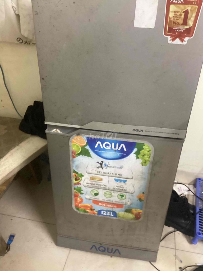 Tủ lạnh Aqua 123L Xám. Mua bán Tủ lạnh tại Quận Nam Từ Liêm Hà Nội được đăng bởi Lười Art hình 1