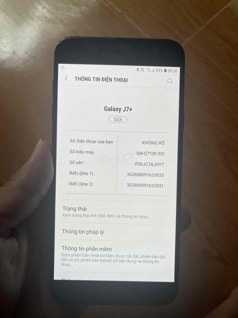 Samsung Galaxy J7+ Đen. Mua bán Điện thoại tại Quận Bắc Từ Liêm Hà Nội được đăng bởi Kiên Tống hình 1