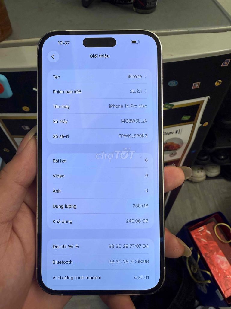 Apple iPhone 14 Pro Max 128GB Bạc. Mua bán Điện thoại tại Huyện Kim Động Hưng Yên được đăng bởi Akiraphan hình 1