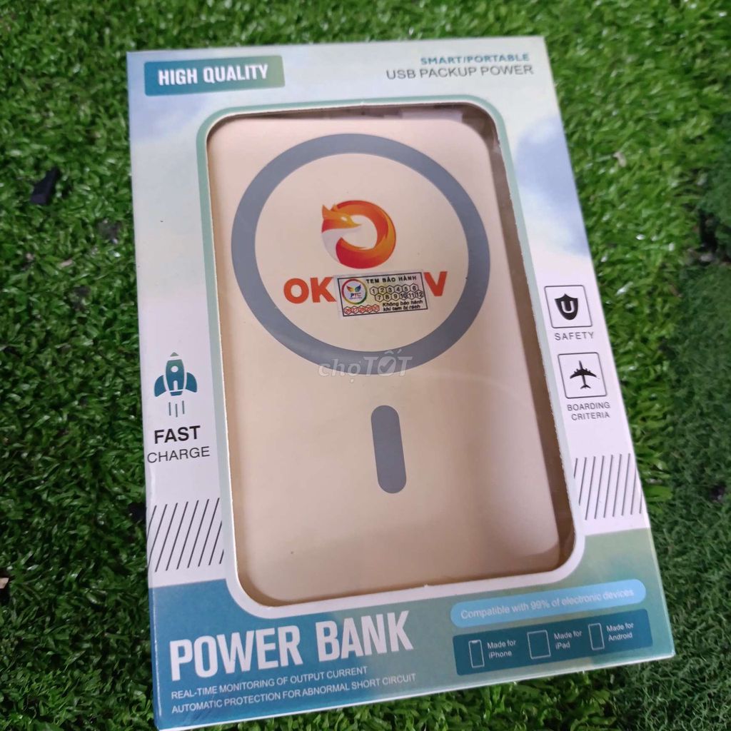 Sạc dự phòng Vàng kem Sạc nhanh 10.000mah. Mua bán Phụ kiện (Màn hình, Chuột...) tại Thành phố Thủ Đức Tp Hồ Chí Minh được đăng bởi Cũ Giá Rẻ hình 1