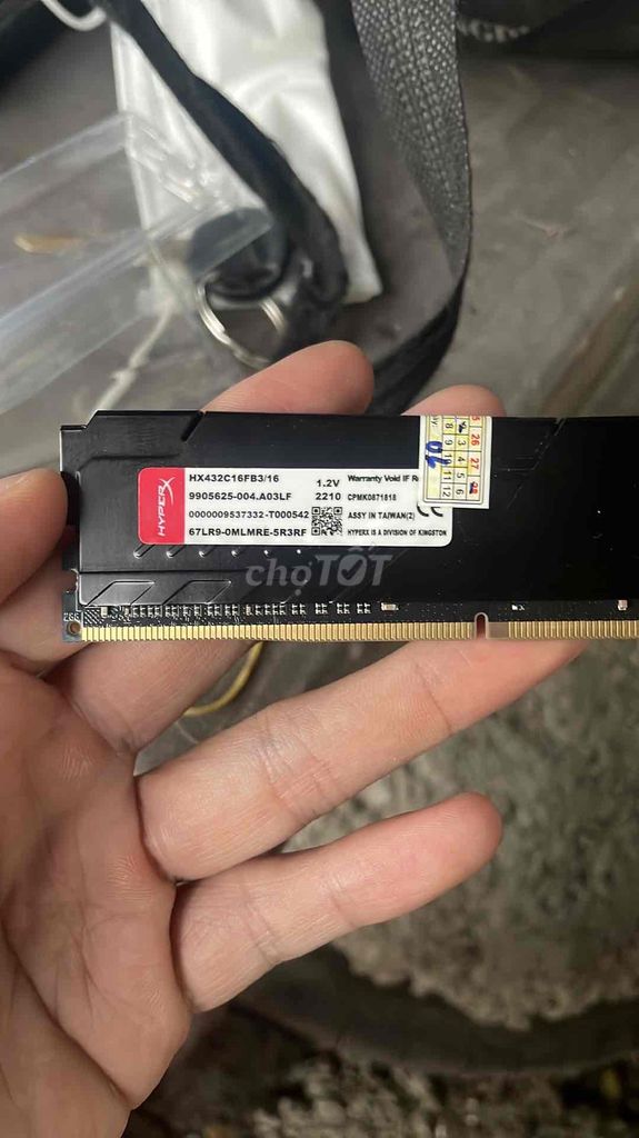 Cần pass que ram Kingston 16gb 3200 fake. Mua bán Linh kiện (RAM, Card...) tại Huyện Phúc Thọ Hà Nội được đăng bởi mtcomputer hình 1