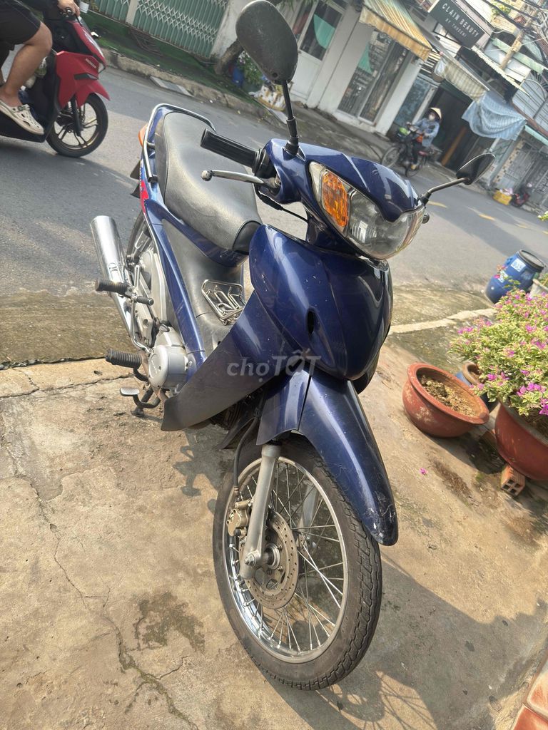Honda Future 1 2001 синий, крутые хошиминские номера
