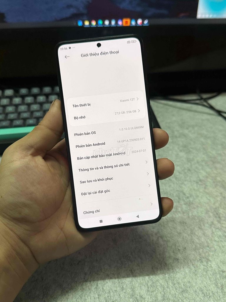 xiaomi 12t ram 8/256 zin full chức năng