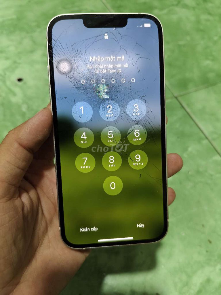 Apple iPhone 13 Trắng Hư hỏng. Mua bán Điện thoại tại Huyện Châu Phú An Giang được đăng bởi Nhật Hiền hình 1