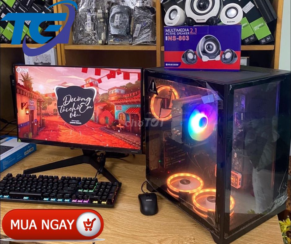 Xả kho PC gaming giá chỉ từ 3tr Chơi ngon mọi game