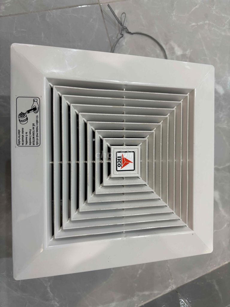 Quạt thông gió Tico Trắng. Mua bán Quạt tại Quận Ngô Quyền Hải Phòng được đăng bởi Thế Anh hình 1