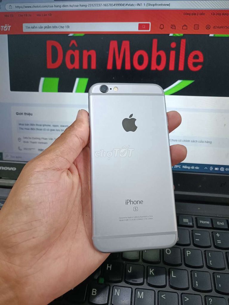 IPHONE 6S 64GB MÁY QUỐC TẾ ZIN ĐẸP FULL CN