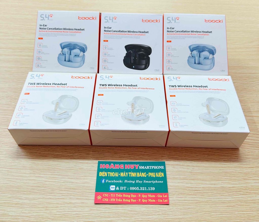 Tai nghe không dây CHỐNG ỒN - XUYÊN ÂM Toocki. Mua bán Tivi, Âm thanh tại Thành phố Qui Nhơn Bình Định được đăng bởi Hoàng Trinh hình 1