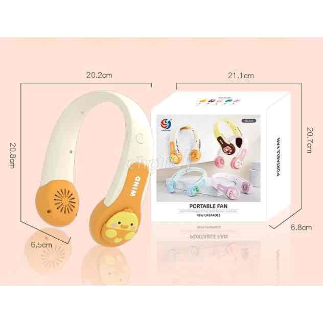 Quạt đeo cổ Nhựa Nhiều màu Cầm tay. Mua bán Nội thất, đồ gia dụng khác tại Quận Lê Chân Hải Phòng được đăng bởi Đồ boom Shoppe hình 1