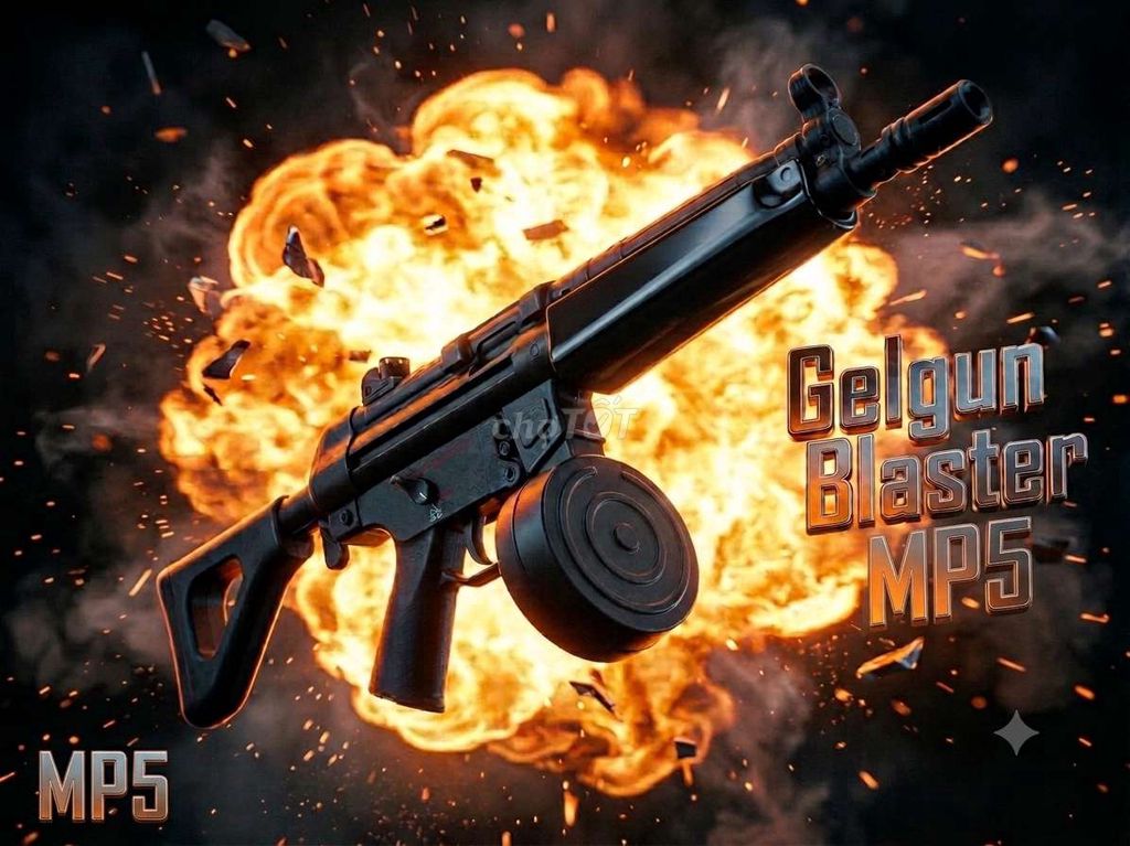 Gelgun blaster đồ chơi MP5  Đen. Mua bán Sở thích khác tại Quận Cẩm Lệ Đà Nẵng được đăng bởi trần trung kiên hình 1